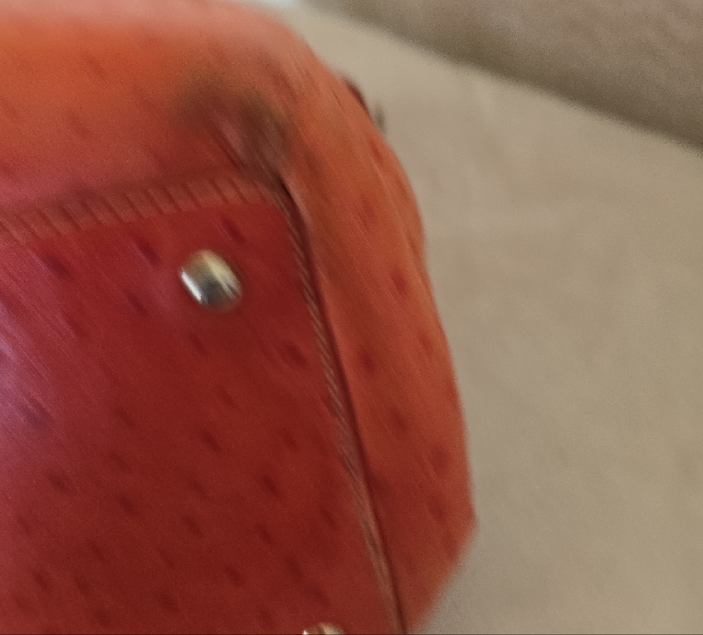 Dooney And Bourke Orange Ostrich Leather Satchel Handbag - Picture 7 of 12